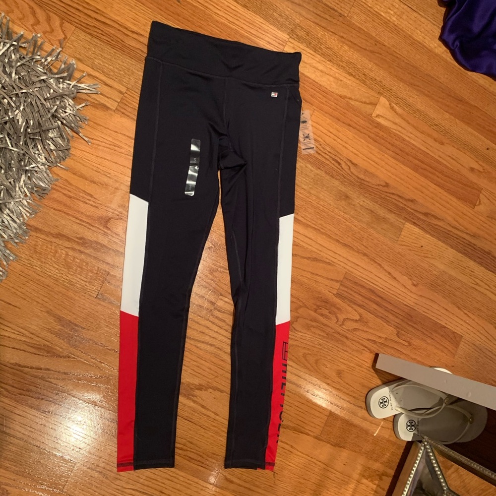 NWT Tommy Hilfiger Sport navy legggings